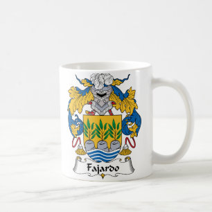 CREST van de Familie van Fajardo Koffiemok