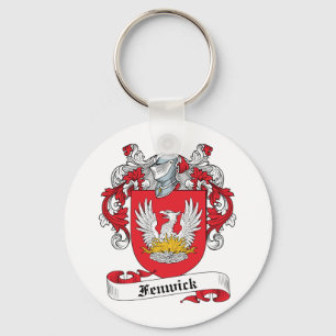 CREST van de Familie van Fenwick Sleutelhanger