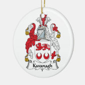 CREST van de Familie van Kavanagh Keramisch Ornament (Links)