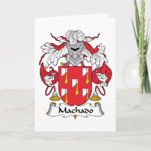 CREST van de Familie van Machado Kaart