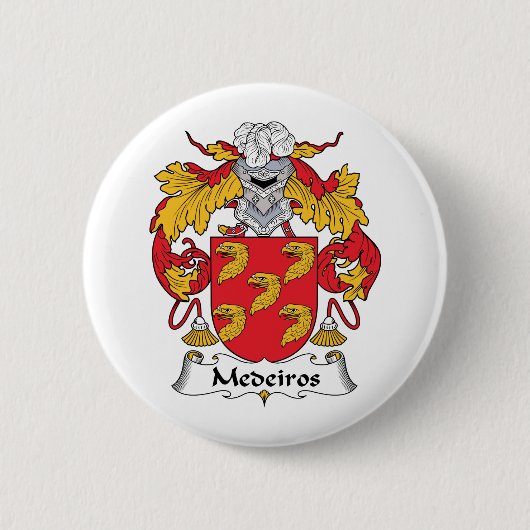 CREST van de Familie van Medeiros Ronde Button 5,7 Cm (Voorkant)