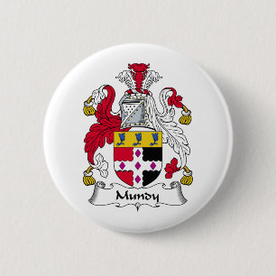 CREST van de Familie van Mundy Ronde Button 5,7 Cm