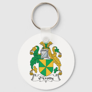 CREST van de Familie van O'Crotty Sleutelhanger