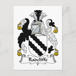 CREST van de Familie van Radcliffe Briefkaart