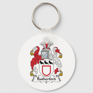 CREST van de Familie van Rutherford Sleutelhanger