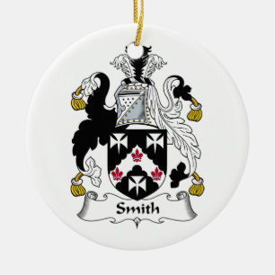 CREST van de Familie van Smith Keramisch Ornament