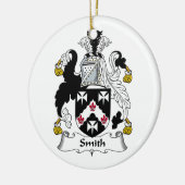 CREST van de Familie van Smith Keramisch Ornament (Links)