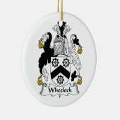 CREST van de Familie van Wheelock Keramisch Ornament (Rechts)