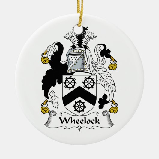 CREST van de Familie van Wheelock Keramisch Ornament (Voorkant)