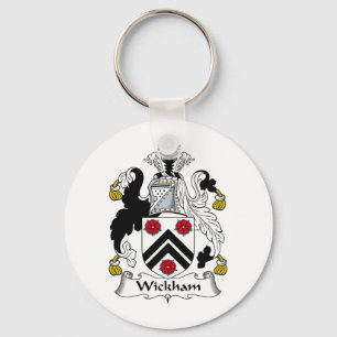 CREST van de Familie van Wickham Sleutelhanger