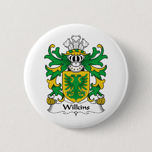 CREST van de Familie van Wilkins Ronde Button 5,7 Cm
