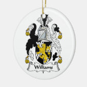 CREST van de Familie van Williams Keramisch Ornament (Links)
