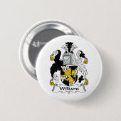 CREST van de Familie van Williams Ronde Button 5,7 Cm (Voorkant /achterkant)