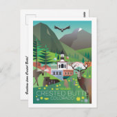 Crested Butte Briefkaart (Voorkant / Achterkant)
