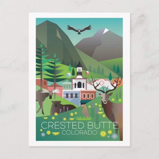 Crested Butte Briefkaart (Voorkant)