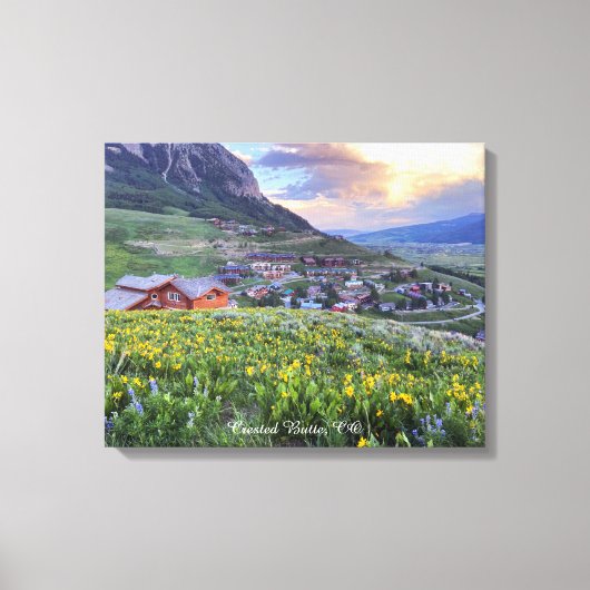 Crested Butte, CO-foto Canvas Afdruk (Voorkant)