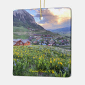 Crested Butte, CO-foto Keramisch Ornament (Links)