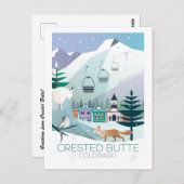 Crested Butte, Colorado Briefkaart (Voorkant / Achterkant)