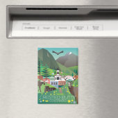 Crested Butte, Colorado koelkastmagneet Magneet (Insitu (Vaatwasser))