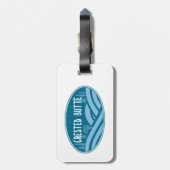 Crested Butte Colorado Outdoor Bagagelabel (Achterkant verticaal)