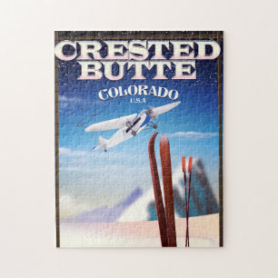 Crested Butte Colorado reisposter Legpuzzel