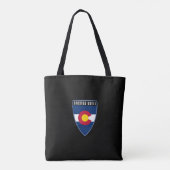 Crested Butte Colorado Shield Draagtas (Achterkant)