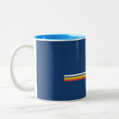 Crested Butte Colorado Tweekleurige Koffiemok (Links)