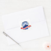 Crested Butte Colorado Vierkante Sticker (Envelop)