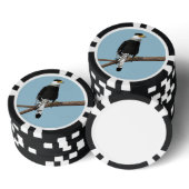 Crested Caracara Clay Poker Chip (Collectie)
