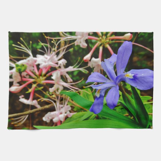 Crested Dwarf Iris Theedoek (Horizontaal)