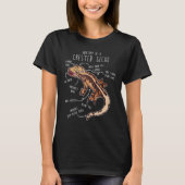 Crested Gecko Lizard Reptile Anatomy Pet Harelquin T-shirt (Voorkant)