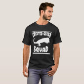 Crested Gecko Squad  Saying Reptiles Lizard T-shirt (Voorkant volledig)
