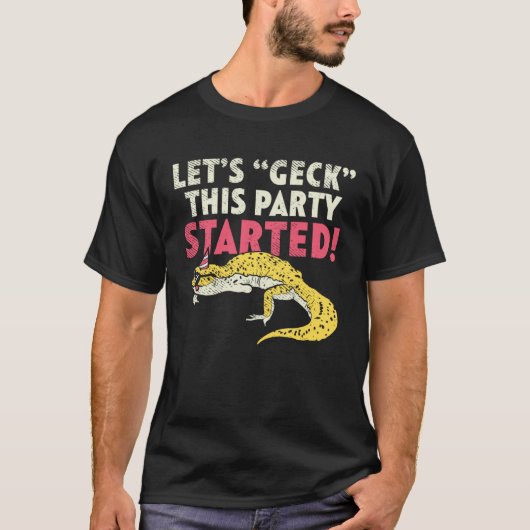 Crested Gecko T-shirt (Voorkant)