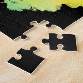 Crested Gecko Waterverf Rainbow Jigzaag Puzzle Legpuzzel (Zijkant)