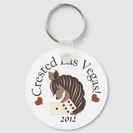Crested Las Vegas 2012 Souvenior Sleutelhanger (Voorkant)