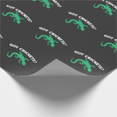 Crested Leopard Gecko Terrarium heeft crickets Cadeaupapier (Hoek)