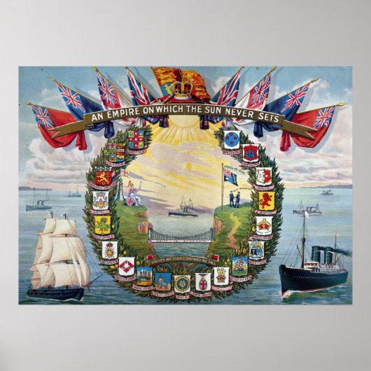 Crests of British Colonies Poster (Voorkant)