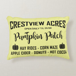 CRESTVIEW ACRES PUMPKIN PATCH ACCENT KUSSEN