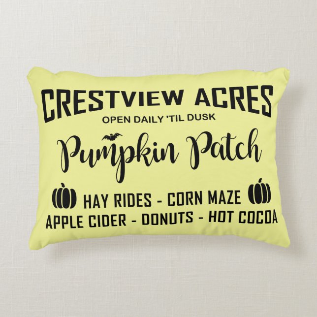 CRESTVIEW ACRES PUMPKIN PATCH ACCENT KUSSEN (Voorkant)