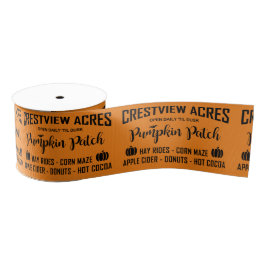 CRESTVIEW ACRES PUMPKIN PATCH Ribbon Grosgrain Lint
