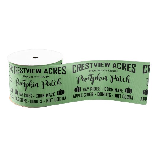 CRESTVIEW ACRES PUMPKIN PATCH Ribbon Grosgrain Lint (Spoel)