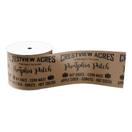 CRESTVIEW ACRES PUMPKIN PATCH Ribbon Grosgrain Lint