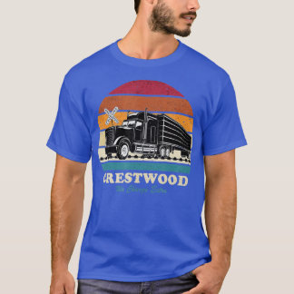 Crestwood Kentucky KY Tourism Semi Stuck on Railro T-shirt