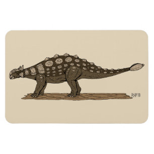 Cretacous Dinosaur Ankylosaurus Magneet