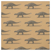 Cretacous Dinosaur Ankylosaurus Stof (Swatch)