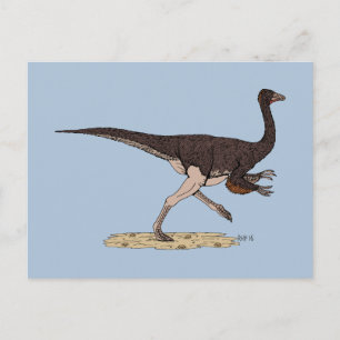 Cretacous Dinosaur Ornithomimus Briefkaart