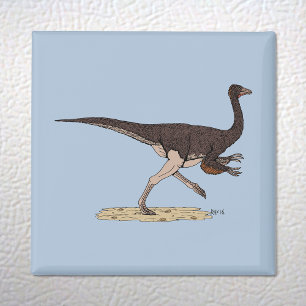 Cretacous Dinosaur Ornithomimus Magneet
