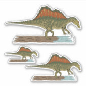 Cretacous Dinosaur Spinosaurus Sticker (Voorkant)