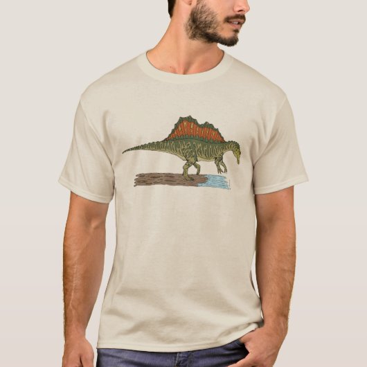 Cretacous Dinosaur Spinosaurus T-shirt (Voorkant)