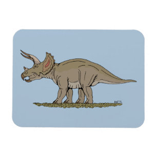 Cretacous Dinosaur Triceratops Magneet